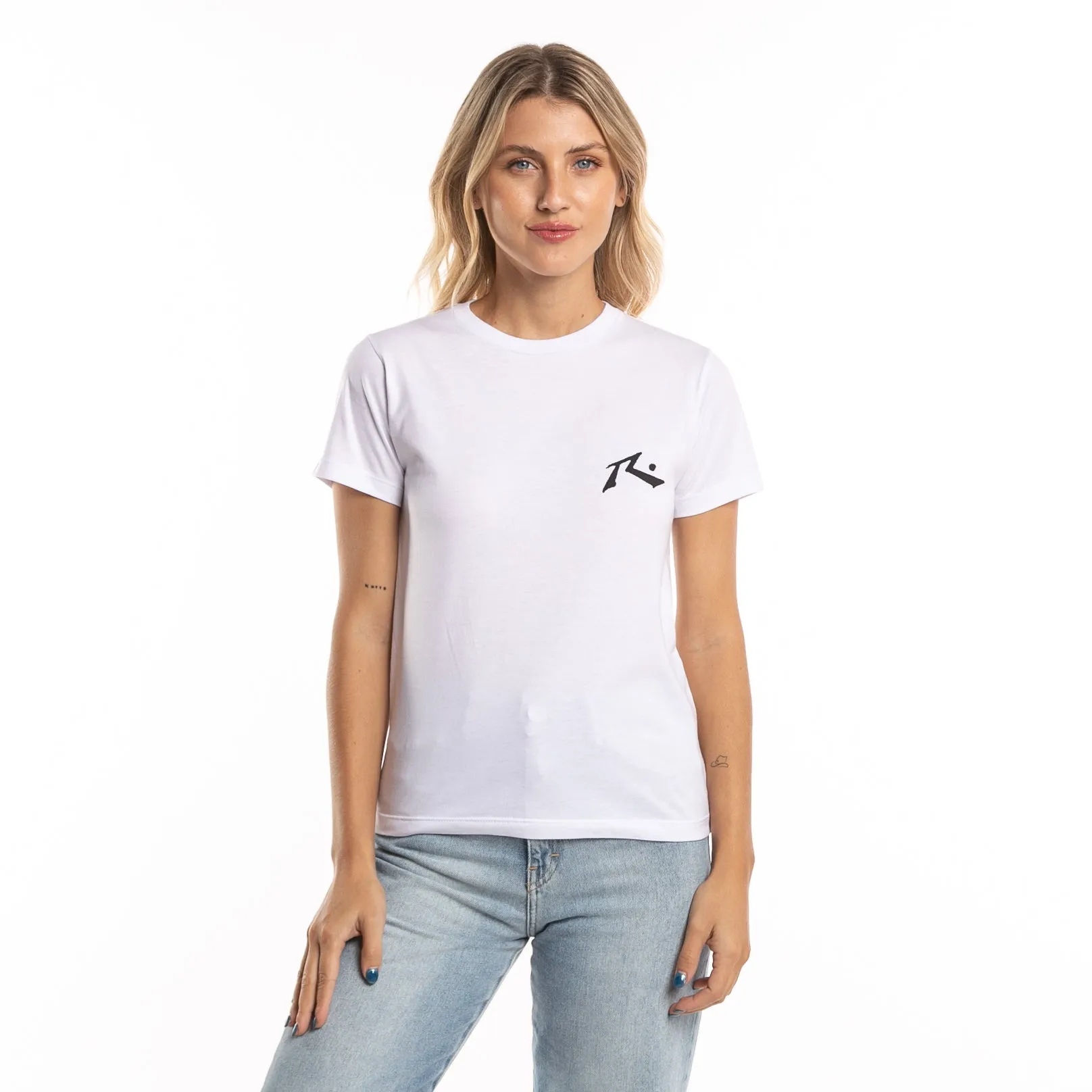 Remera Mujer Rusty Competition Blanco