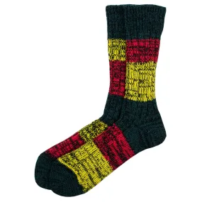 RoToTo - Mixture Socks - Green/Red/yellow