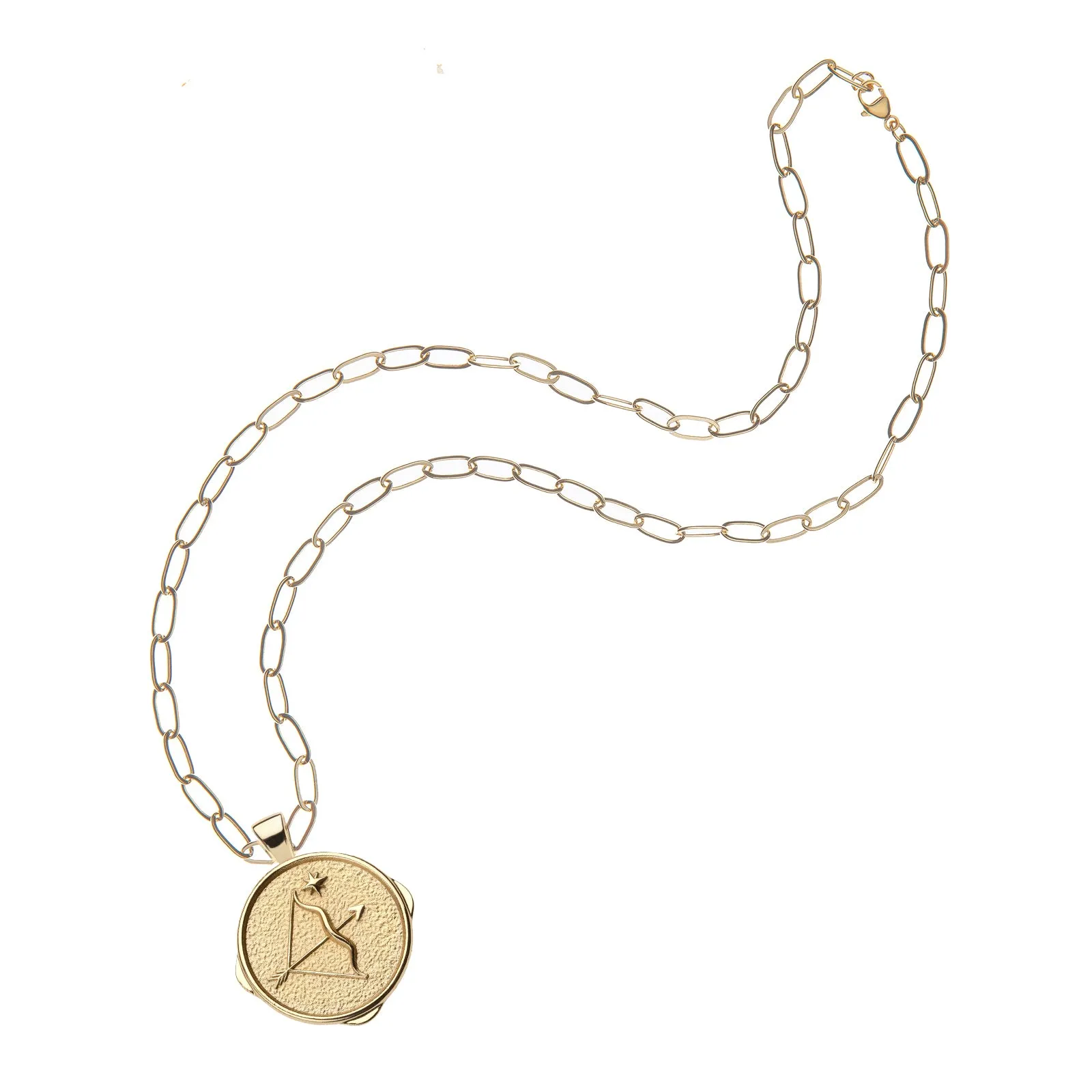 SAGITTARIUS JW Small Zodiac Pendant Coin - Nov 22 - Dec 21