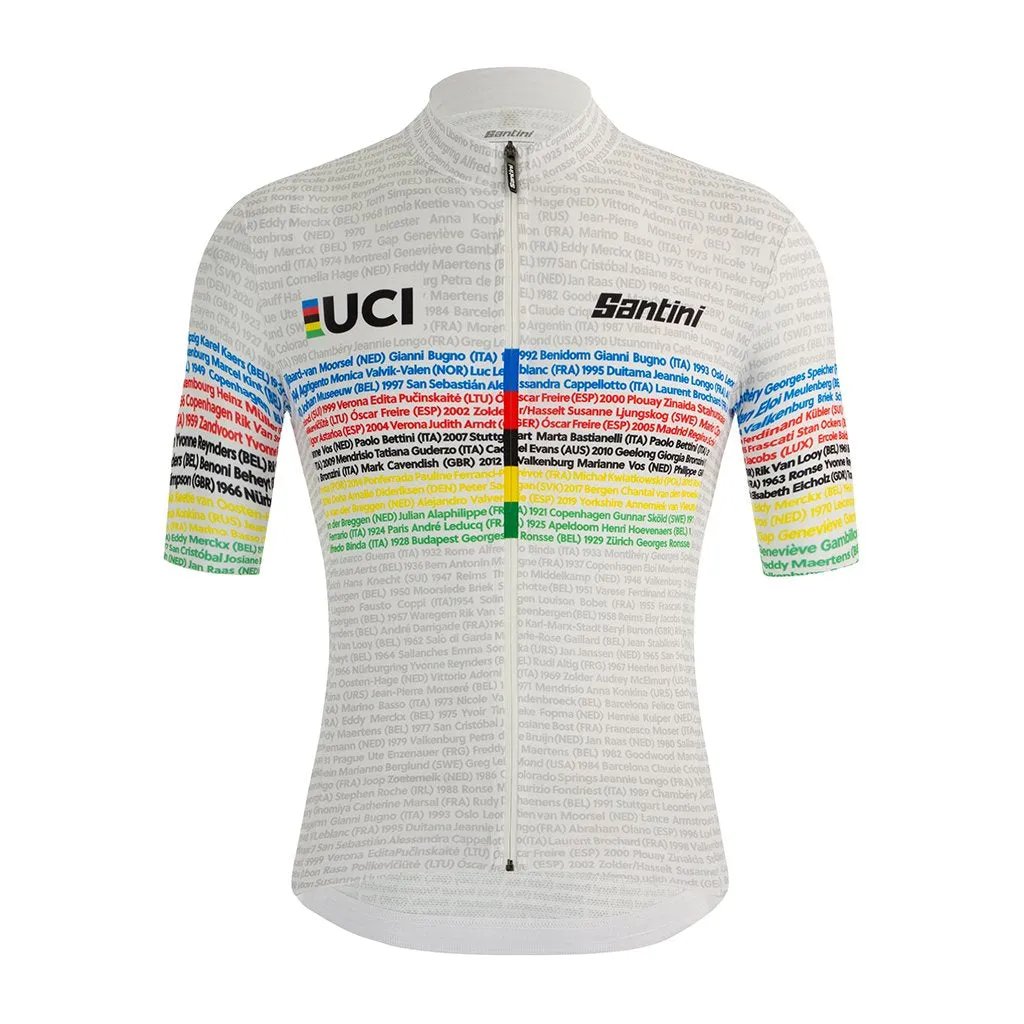 Santini UCI Road 100 Champions Jersey - Print