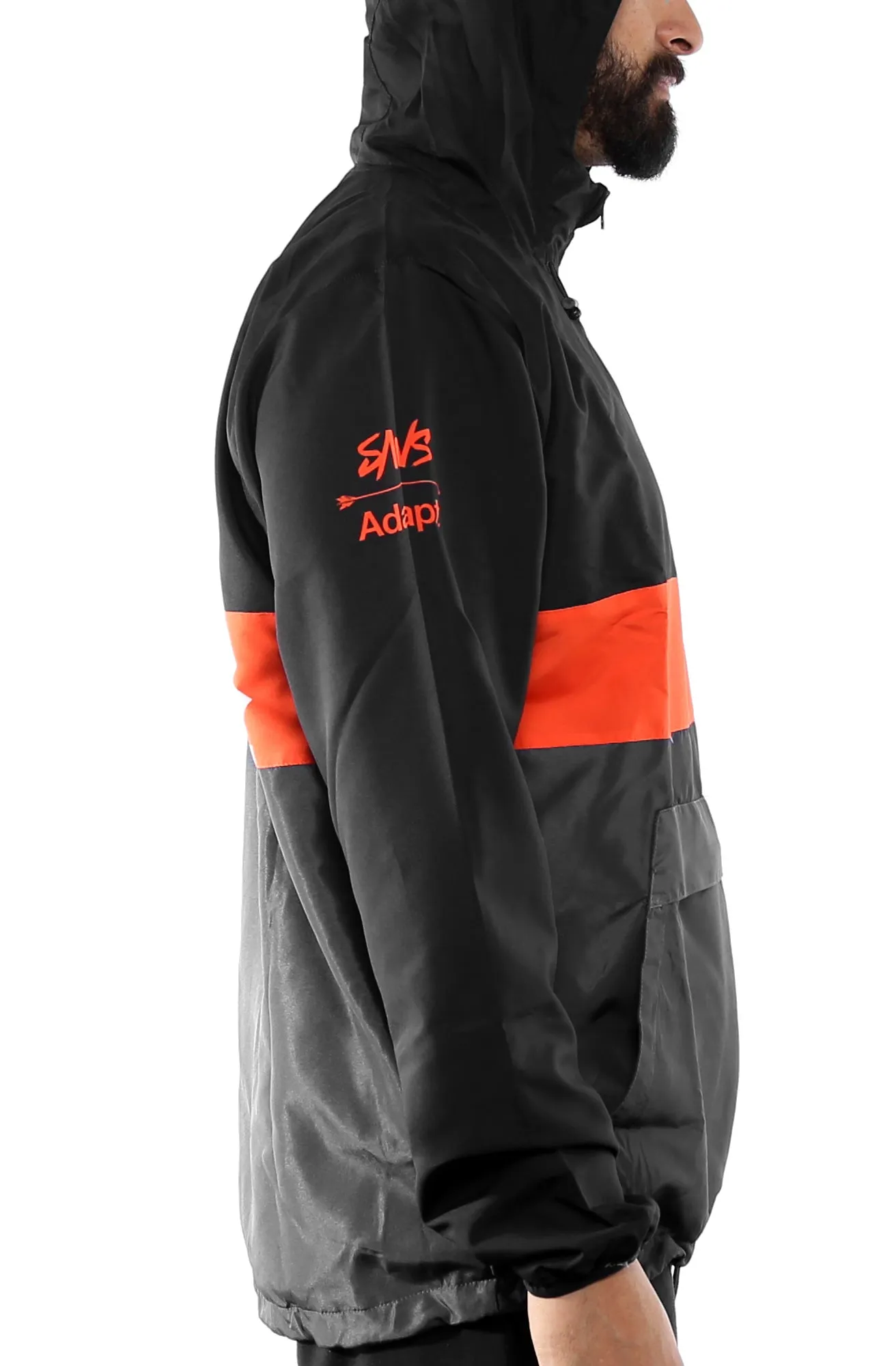 SAVS X Adapt :: State of Mind (Men's Black/Slate Anorak Jacket)