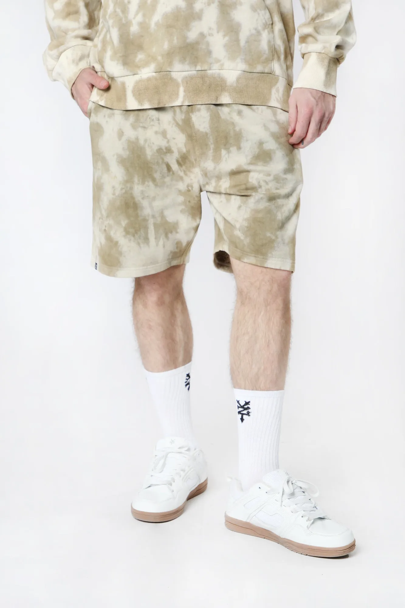 Short En Molleton Tie-Dye Arsenic Homme