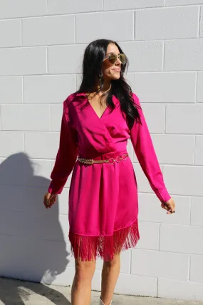 SIZE LARGE Molly Fringe Dress