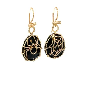 Spooky Black Spinel Harriet Stone Earring Charms