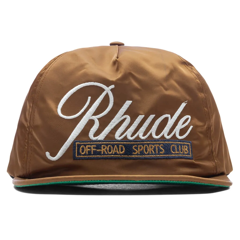 Sports Club Nylon Hat - Camel