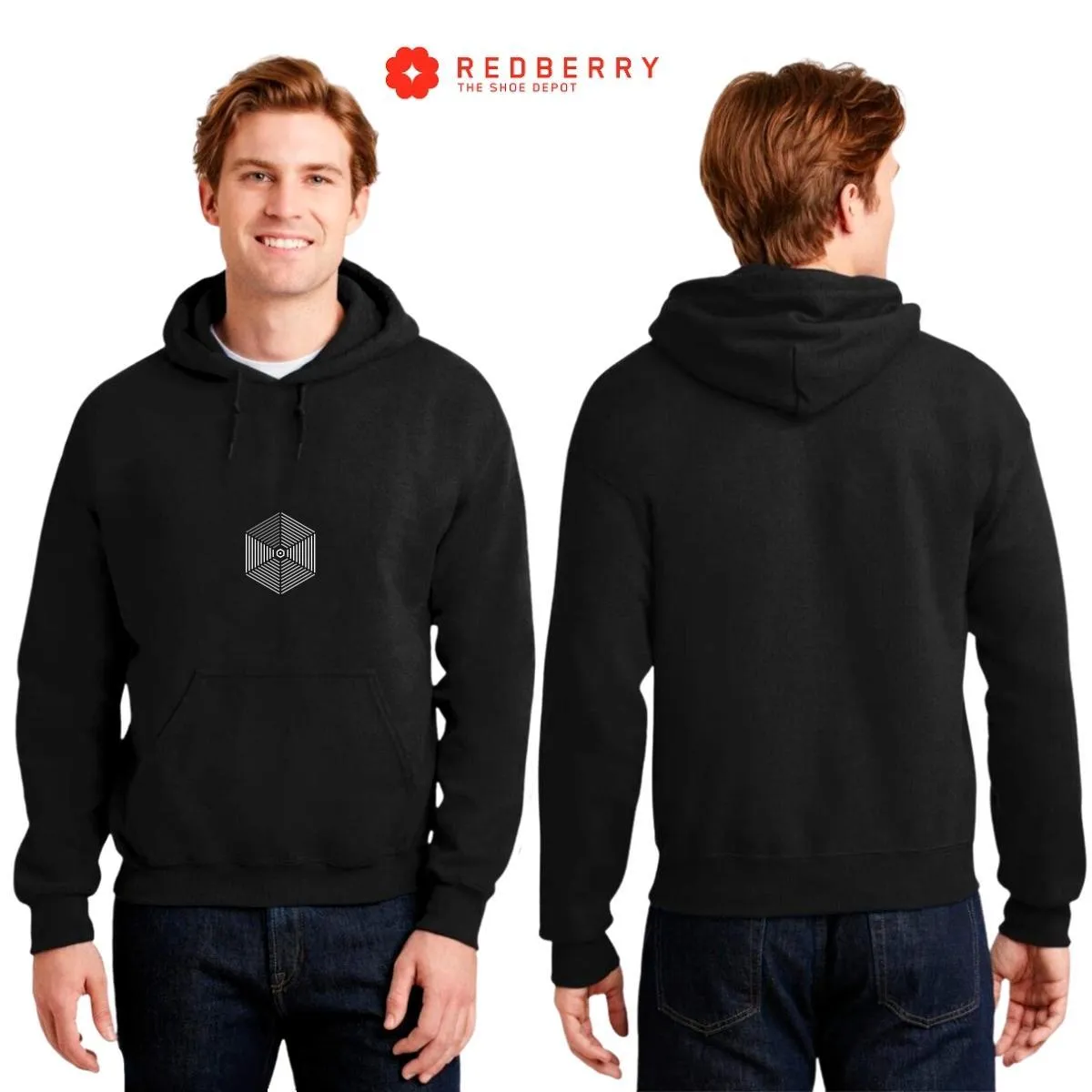 Sudadera Hombre  Hoodie Geometría Diseo Frases 015