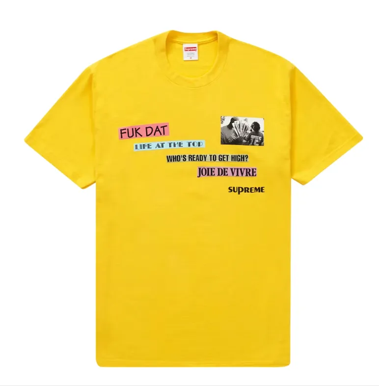 Supreme Joie De Vivre Tee (Yellow)