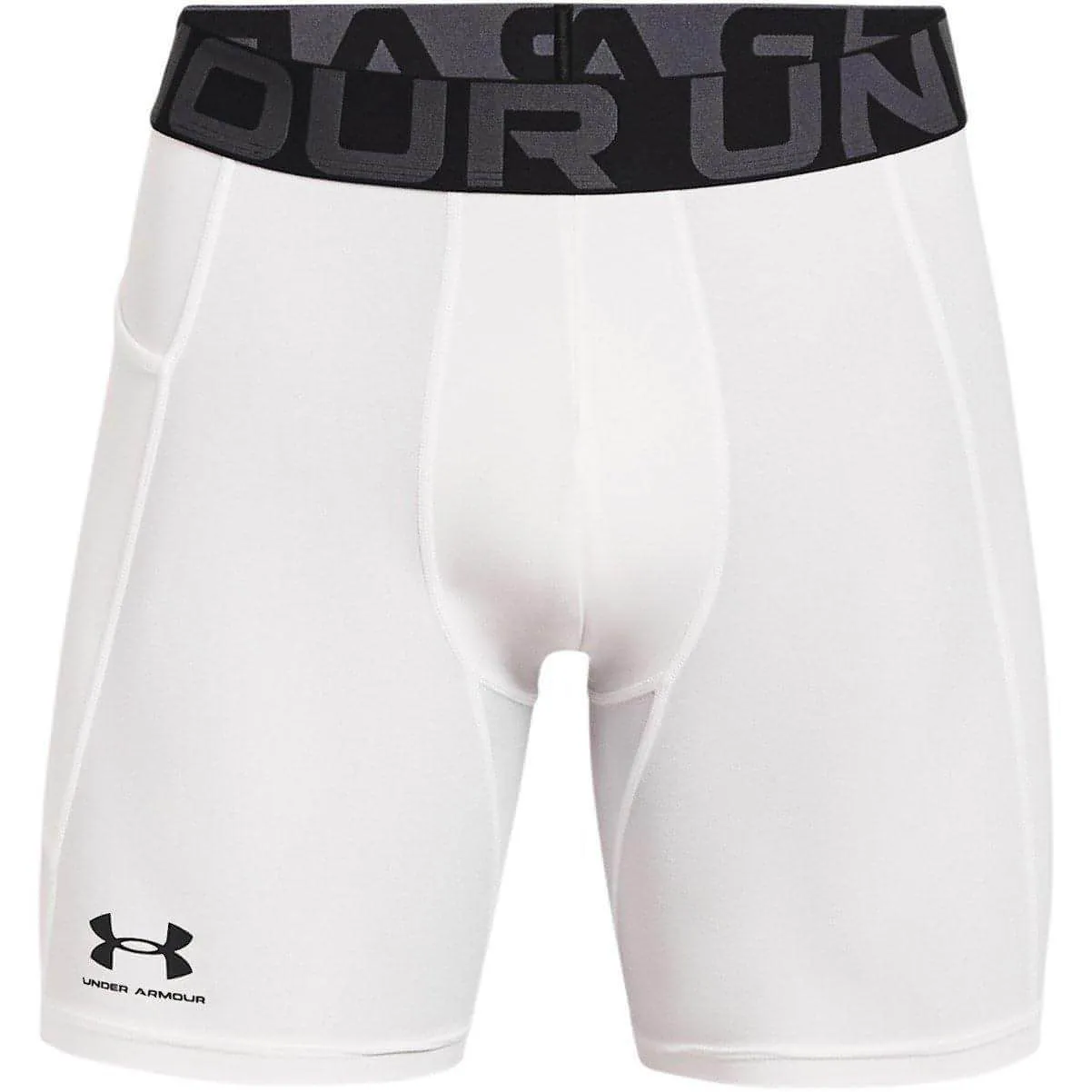 Under Armour HeatGear Mens Short Compression Tights - White