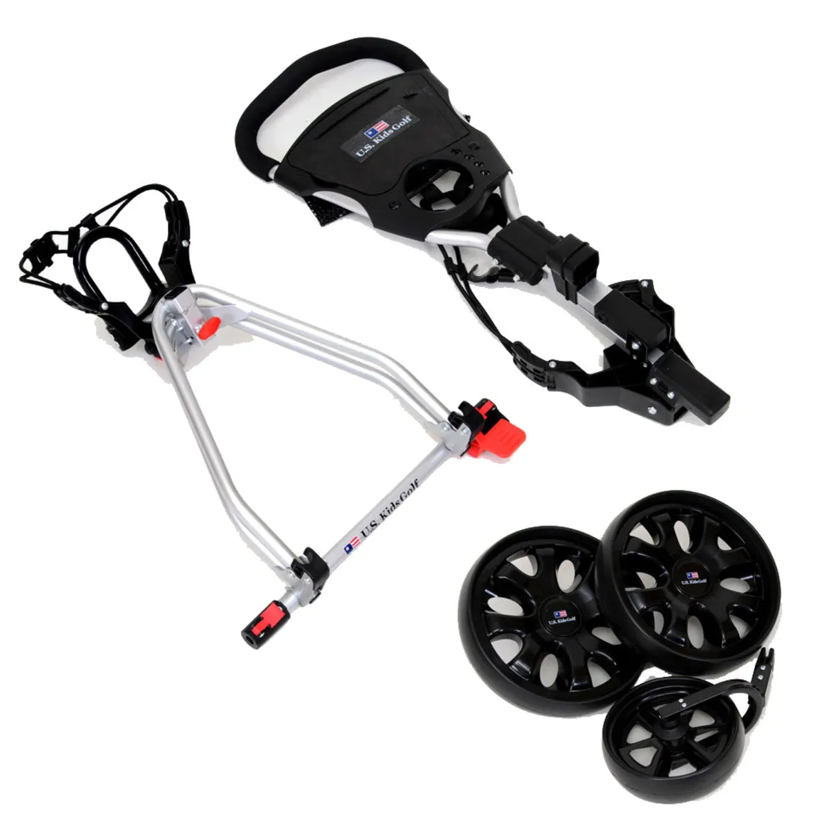 U.S. Kids Youth 3 Wheel Push Cart