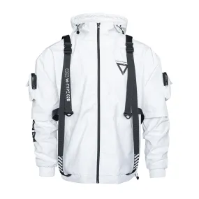 W-Type 02B White Windbreaker