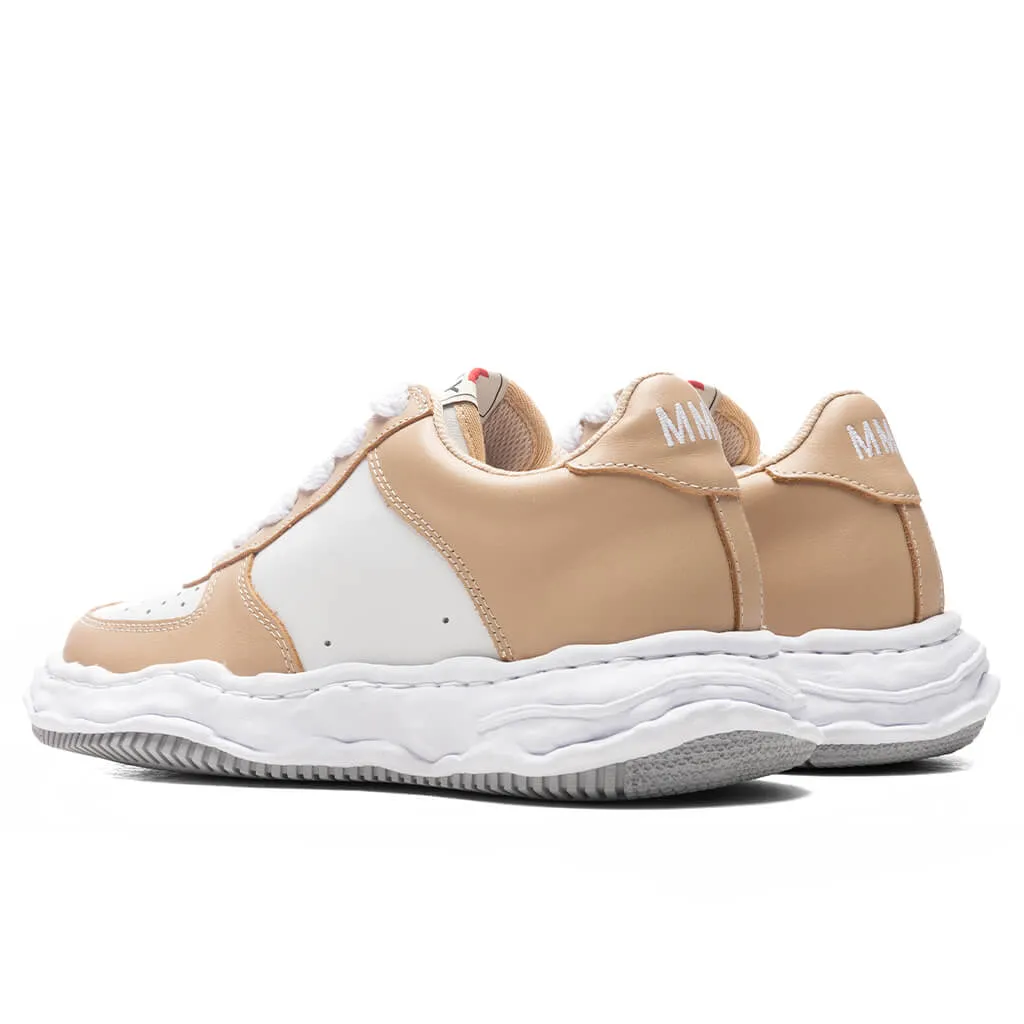 Wayne Low OG Sole Leather Sneaker - Beige/White