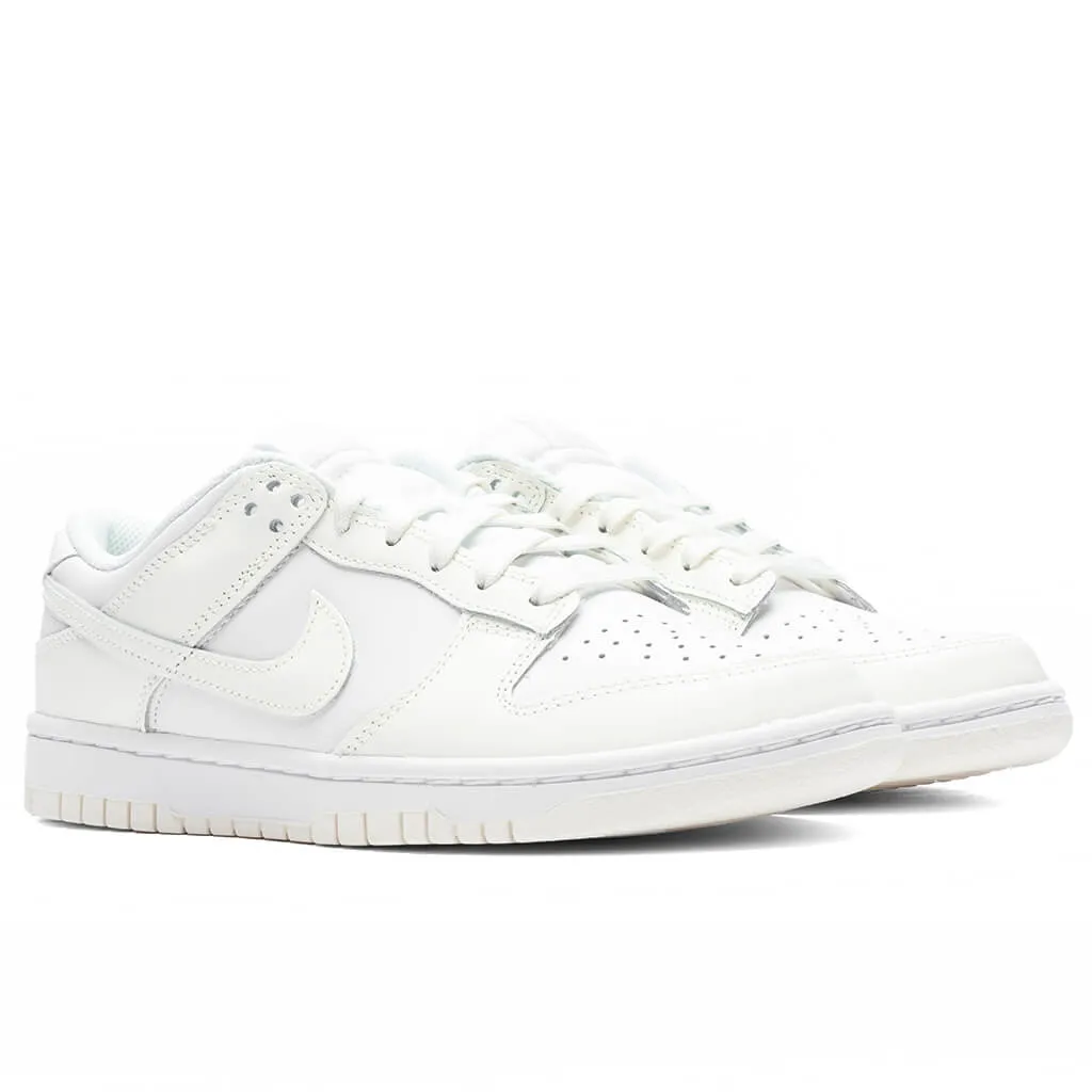 Women's Dunk Low - White/Sail/White