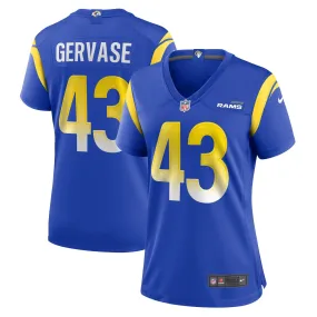 Women's Nike Jake Gervase Royal Los Angeles Rams Game Player Jersey