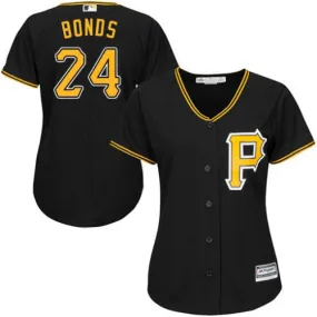 Women's Pittsburgh Pirates Barry Bonds Replica Alternate Jersey - Black