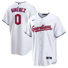 Youth Cleveland Guardians Andres Gimenez Cool Base Replica Home Jersey - White