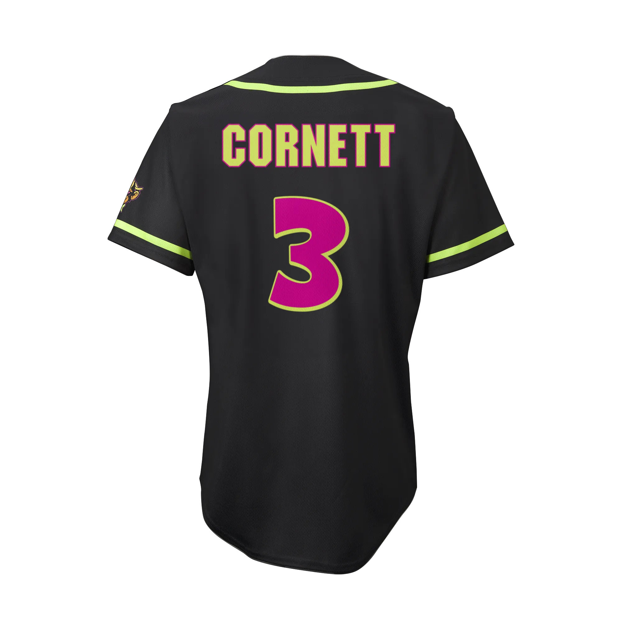 YOUTH Party Animals Dalton Cornett #3 Evoshield Jersey - Black