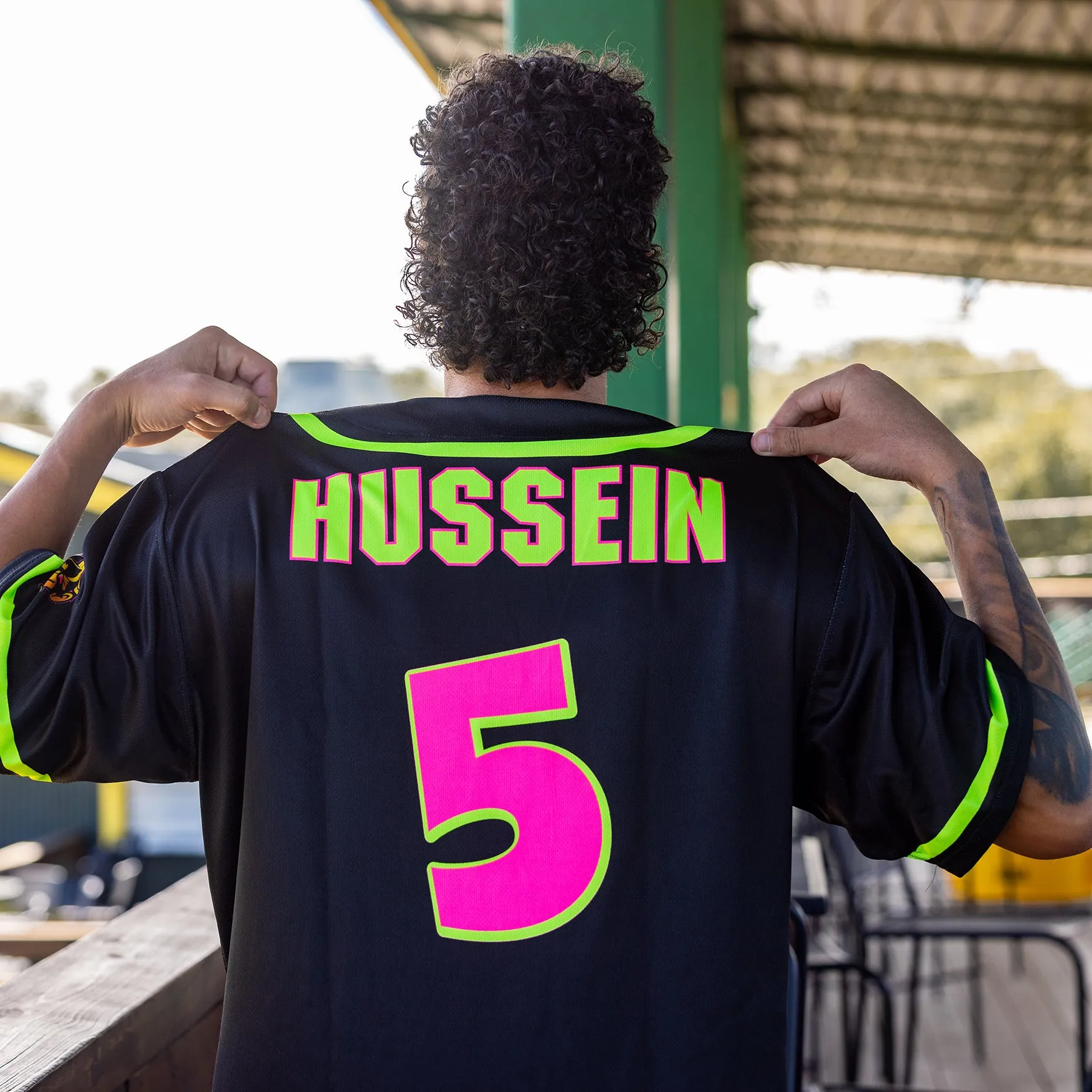 YOUTH Party Animals Jorden Hussein #5 EvoShield Jersey - Black